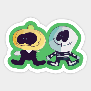 Spooky Month Original Illustration Sticker